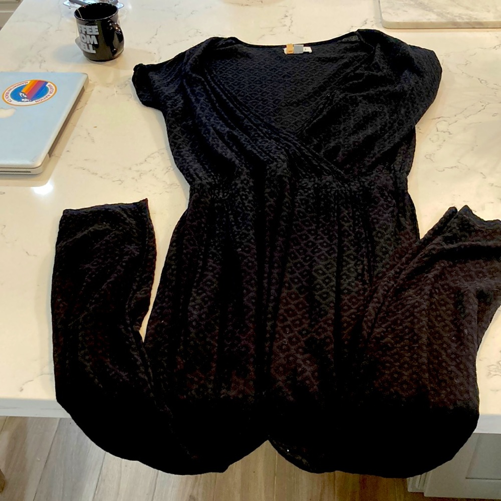 Velvet jumpsuit size small